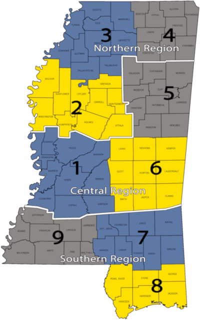 MBI District Offices & Contact Information | Mississippi Department Of ...